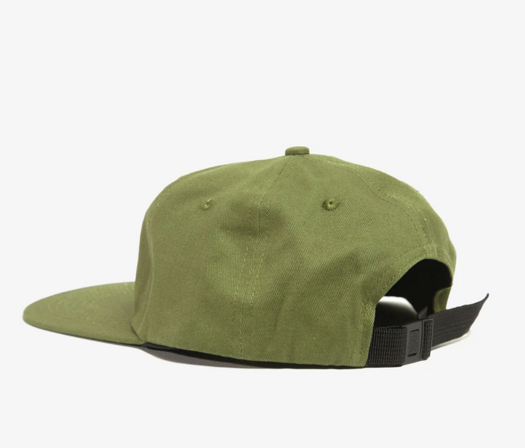POWER GOODS PERFECT 6 PANEL CAP - OLIVE