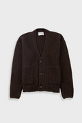 FOLK RELAXED CARDIGAN - ESSPRESSO