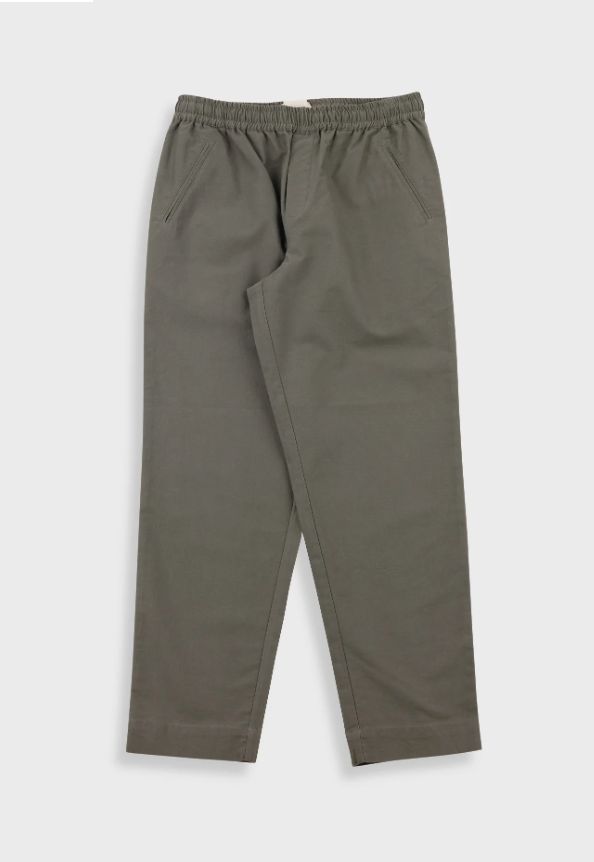 FOLK DRAWCORD ASSEMMBLY PANT - OLIVE BRUSHED