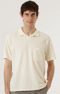 UNIVERSAL WORKS VACATION POLO PIQUET - ECRU