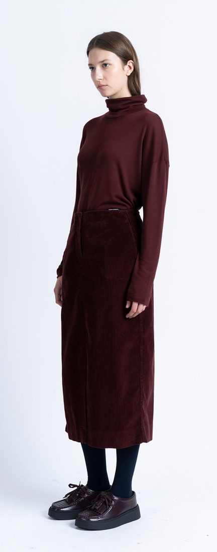 LOREAK MENDIAN ARTETXE LONG SLEEVED T - SHIRT - BURGUNDY