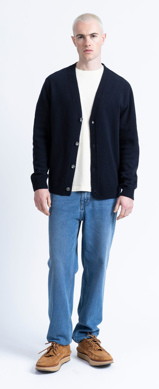 LOREAK MENDIAN MEN'S CARDIGAN TEMO - NAVY