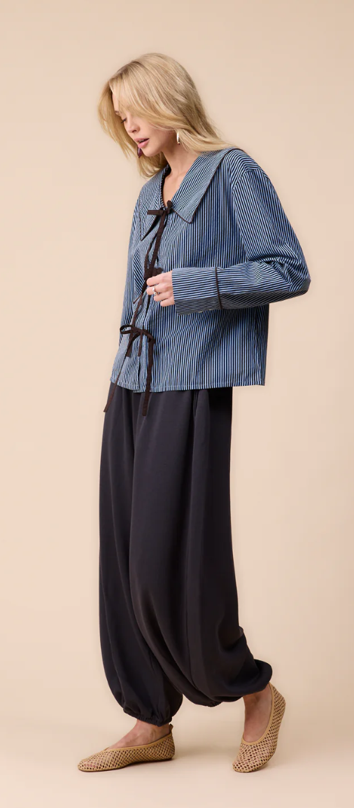 TBCO COTTON SHIRT STRIPE - BLUE