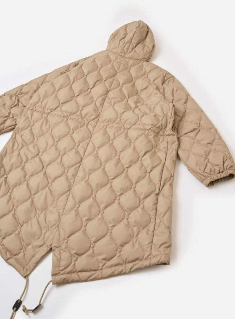 UNIVERSAL WORKS X TAION DOWN MOD PARKA - COYOTE