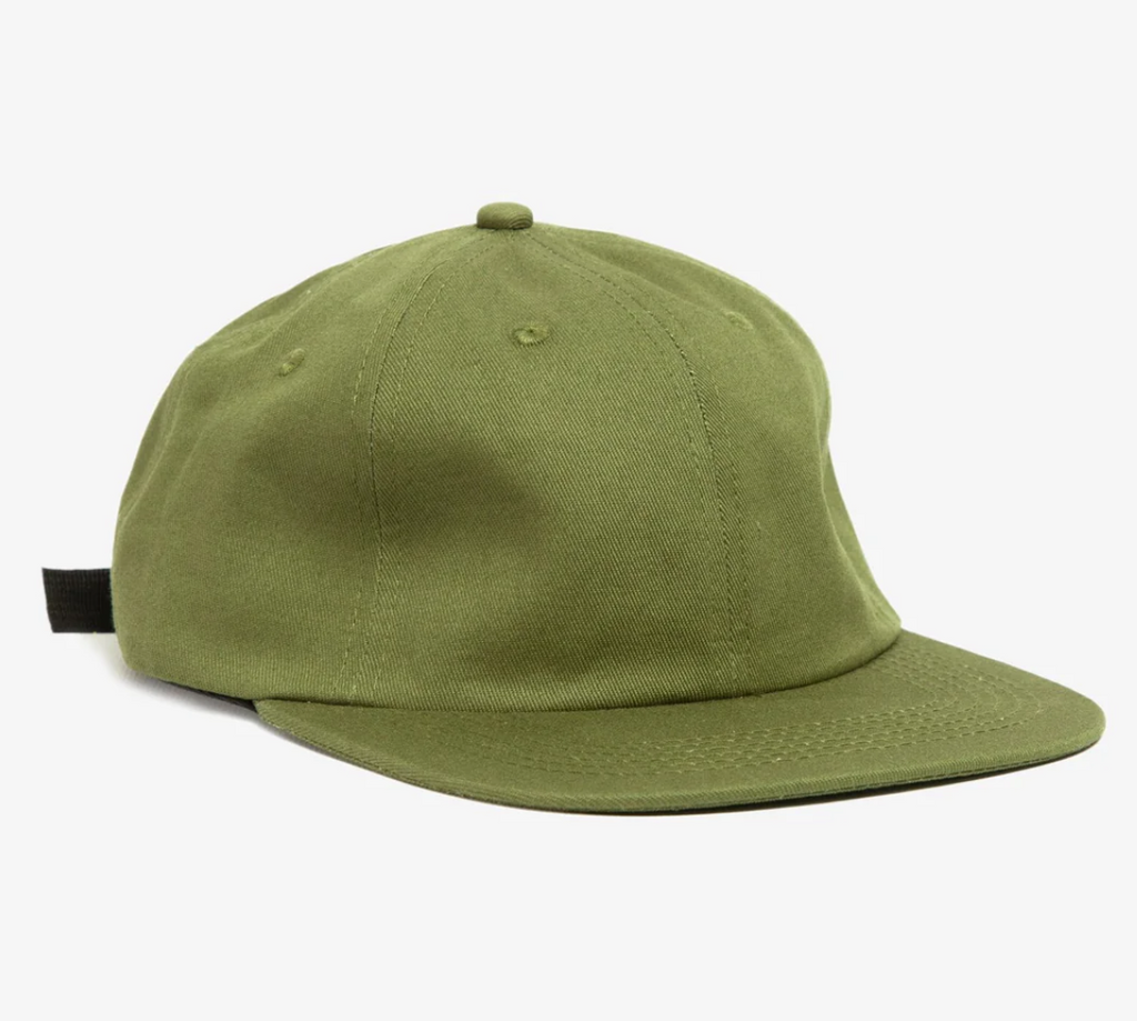 POWER GOODS PERFECT 6 PANEL CAP - OLIVE