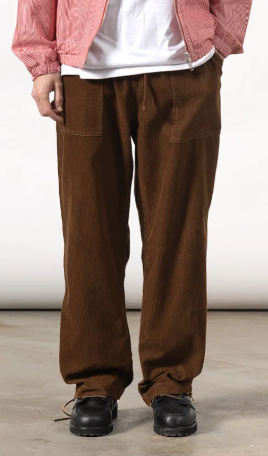 SERVICE WORKS FINE CORD CHEF PANT - BARK