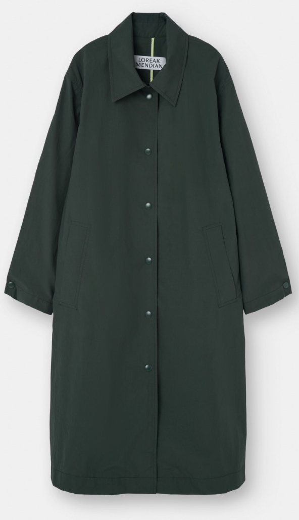 LOREAK MENDIAN LIZA TRENCHCOAT - GREEN