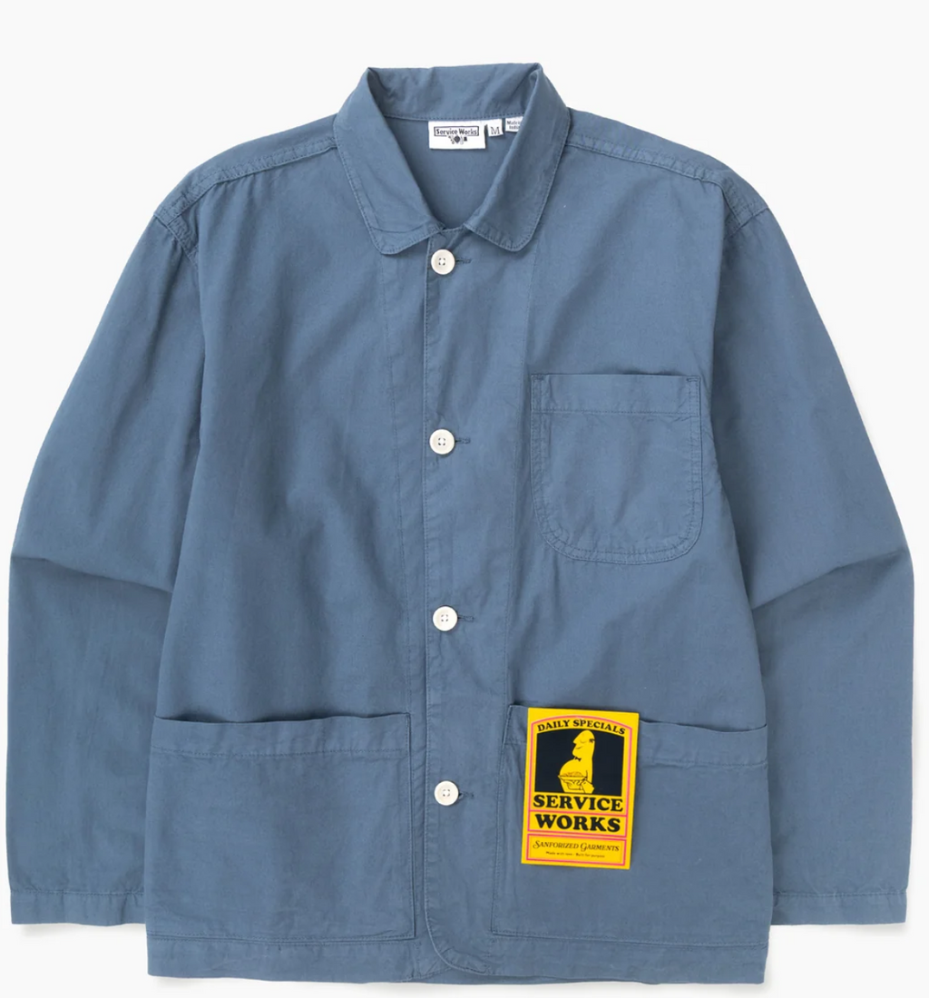 SERVICE WORKS TECH EASY CHEF SHIRT  - SLATE