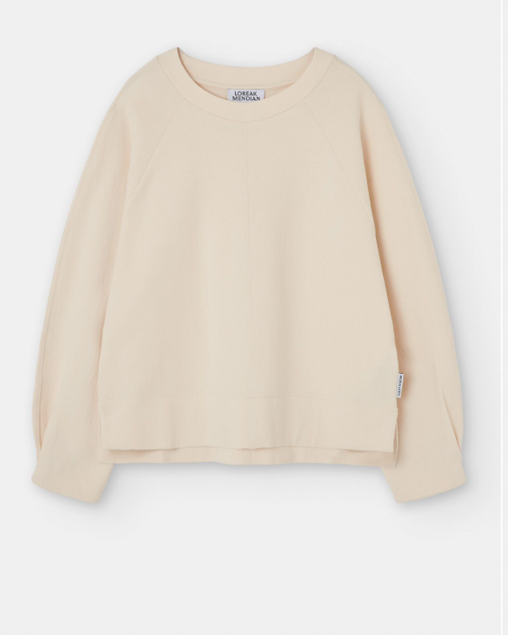 LOREAK MENDIAN CELINE SWEATSHIRT - OFF WHITE