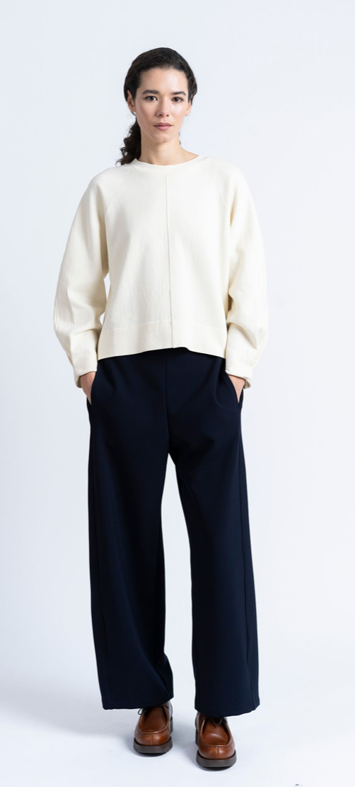 LOREAK MENDIAN CELINE SWEATSHIRT - OFF WHITE