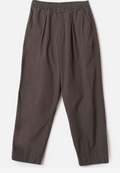 UNIVERSAL WORKS OXFORD PANT MICRO CANVAS - BROWN