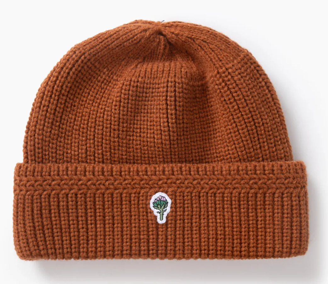 SERVICE WORKS ARTICHOKE BEANIE - BURNT ORANGE