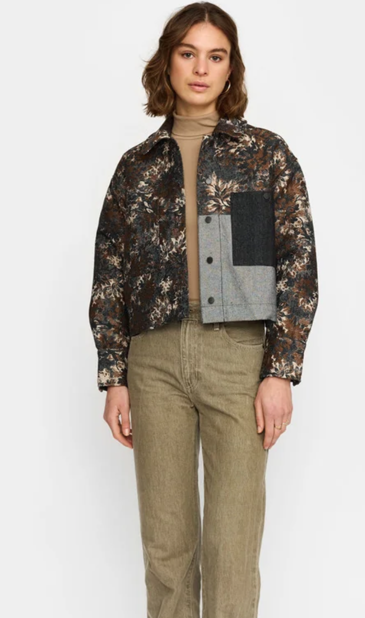 SELFHOOD CROPPED SHIRT - BLACK