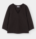 LOREAK MENDIAN OGI SHIRT - DARK CHOCOLATE