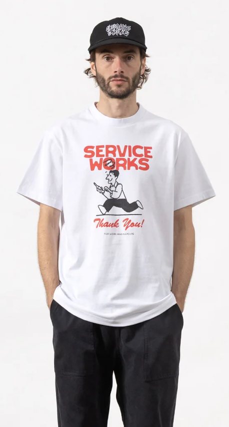 SERVICE WORKS DASILY SPECIALS TEE - WHITE
