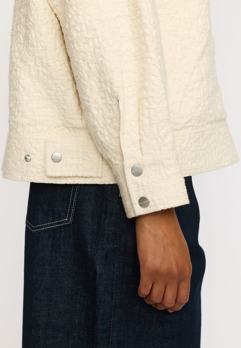 SELFHOOD WORKWEAR JACKET - OFF WHITE