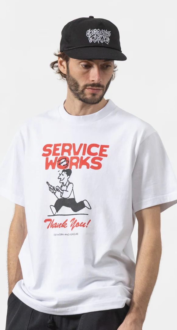 SERVICE WORKS DASILY SPECIALS TEE - WHITE
