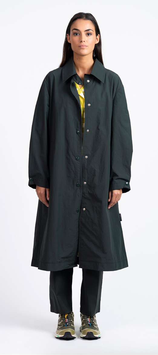 LOREAK MENDIAN LIZA TRENCHCOAT - GREEN