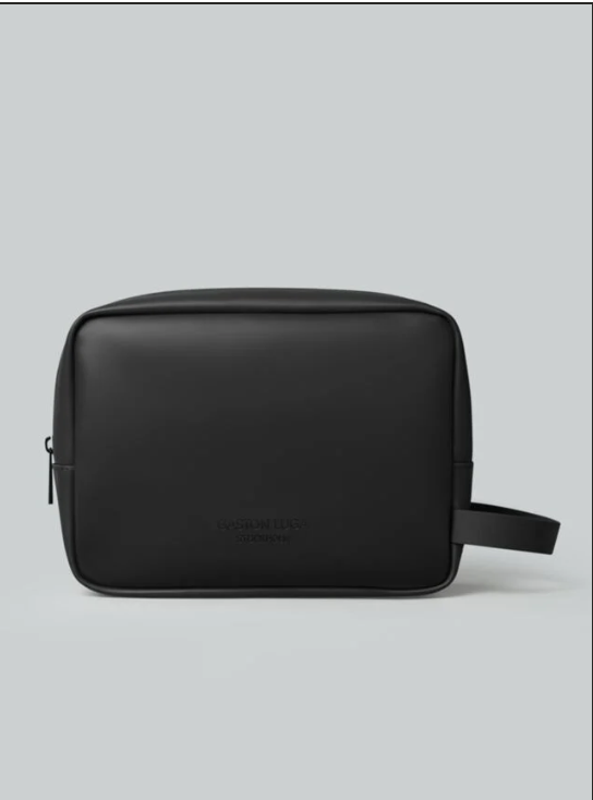 GASTON LUGA LIGHTWEIGHT TOILETRY BAG - BLACK