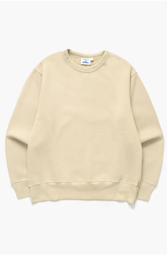POWER GOODS LOOPBACK CREW - PUTTY