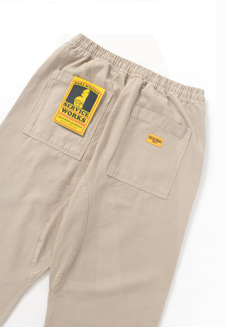 SERVICE WORKS CLASSIC CHEF PANTS - STONE