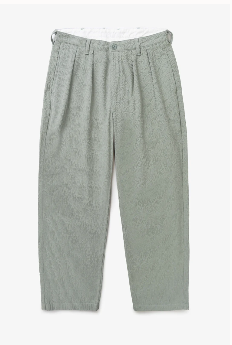 SERVICE WORKS SEERSUCKER PART TIMER PANTS - SAGE