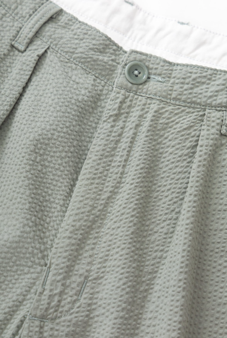 SERVICE WORKS SEERSUCKER PART TIMER PANTS - SAGE