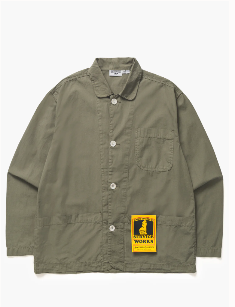 SERVICE WORKS EASY CHEF SHIRT - OLIVE