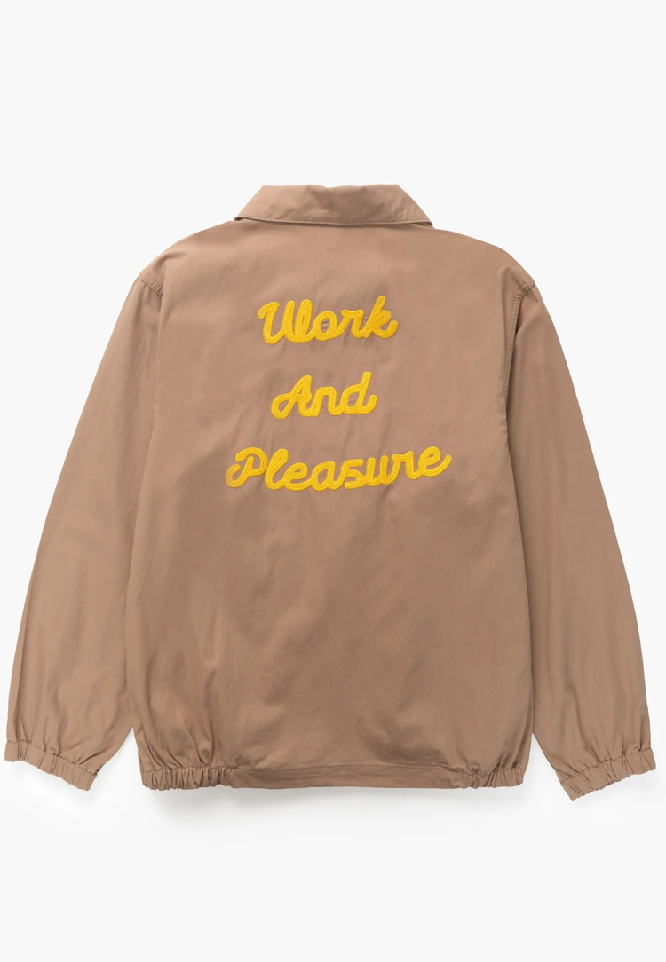 SERVICE WORKS TWILL WORK JACKET - MUSHROOM