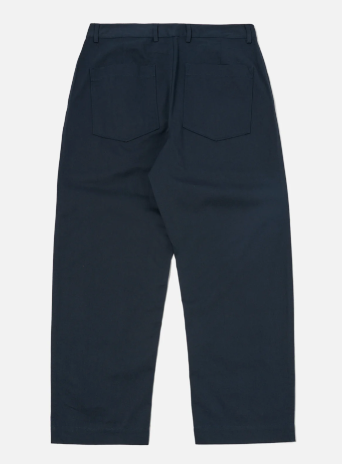 UNIVERSAL WORKS DUKE PANT TWILL - NAVY
