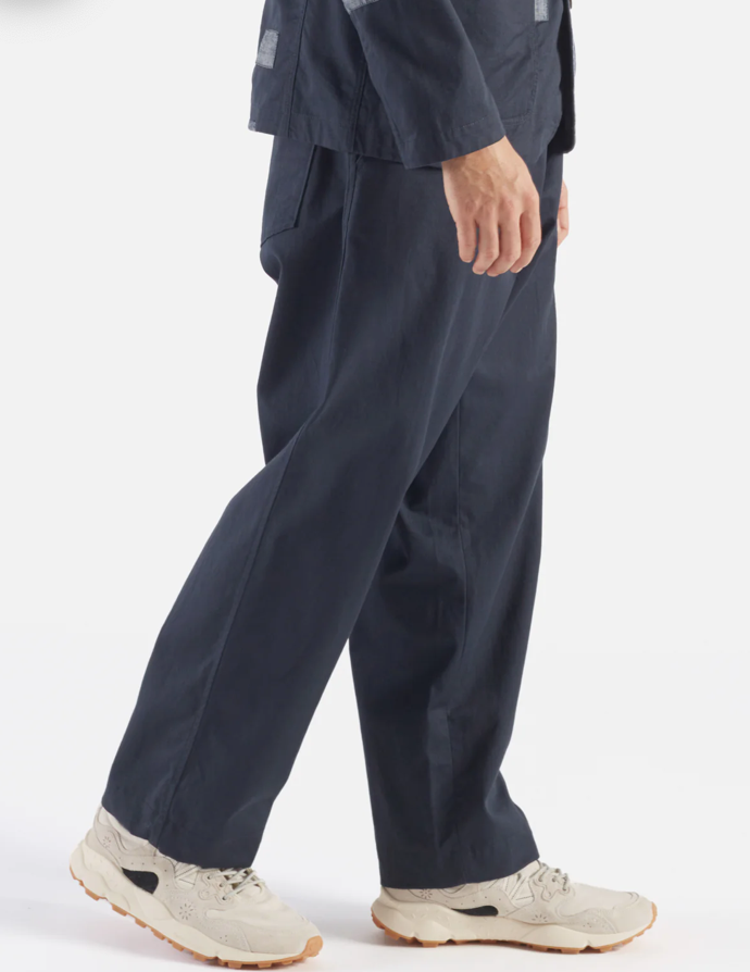 UNIVERSAL WORKS DUKE PANT TWILL - NAVY