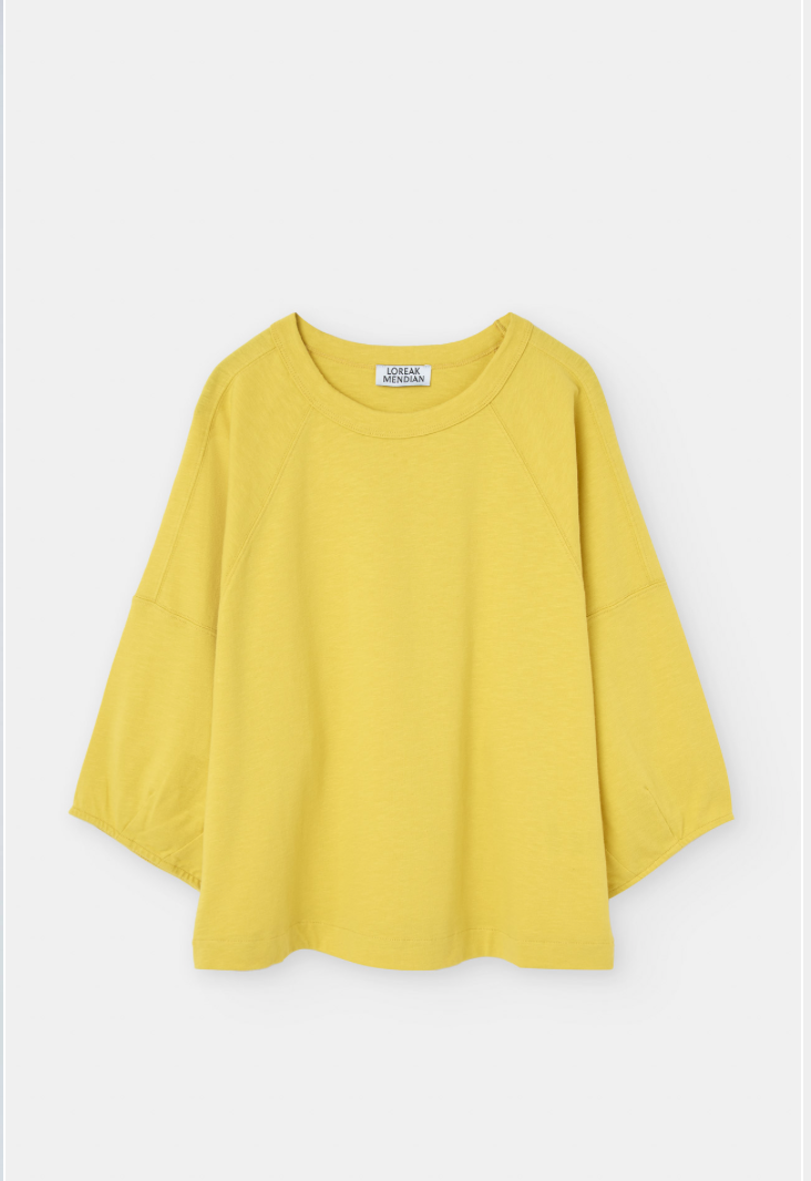LOREAK MENDIAN JUNO T SHIRT - YELLOW