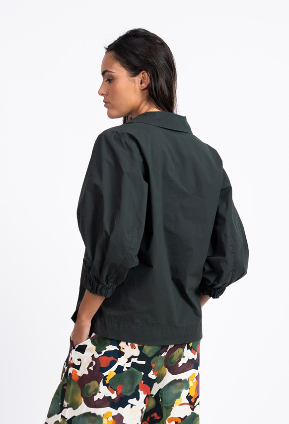 LOREAK MENDIAN ELKE SHIRT - GREEN CHECK