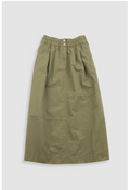 FOLK WOMENS MAXI SKIRT - OLIVE