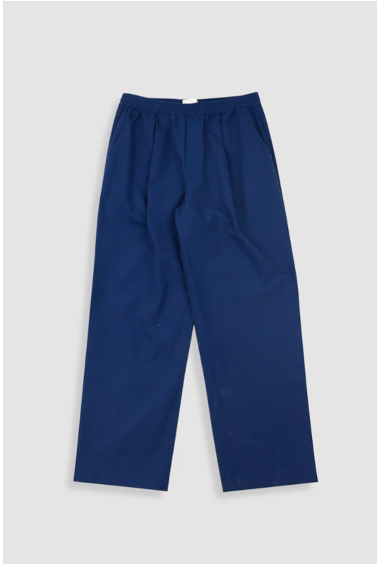 FOLK MENS DRAWCORD LOOSE TROUSER - NAVY RIPSTOP