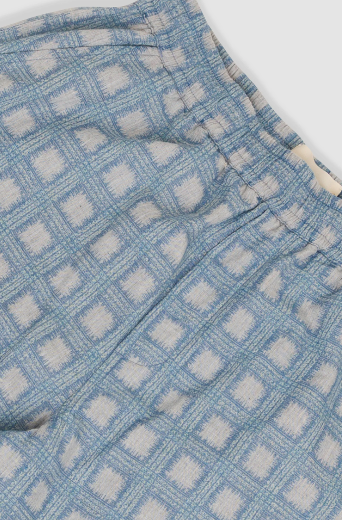 FOLK MENS RELAXED SHORT - BLUE TILE TAPESTRY