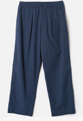 UNIVERSAL WORKS OXFORD PANT MICRO CANVAS - NAVY