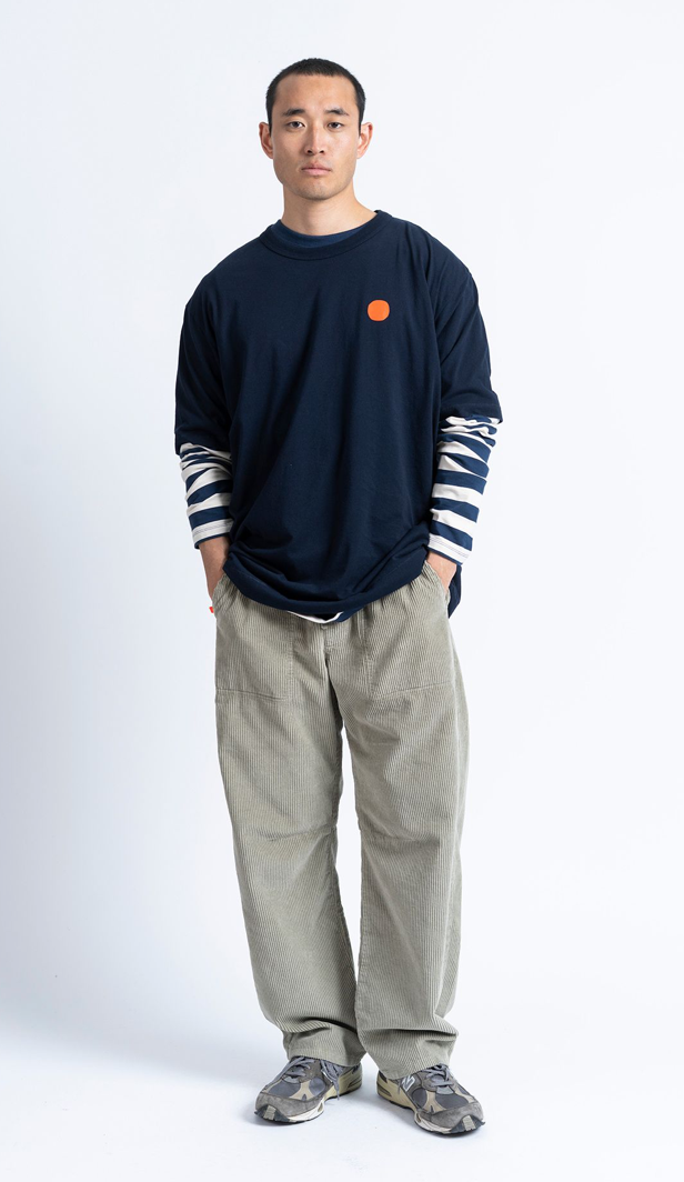 LOREAK MENDIAN DOT T-SHIRT - NAVY