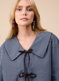 TBCO COTTON SHIRT STRIPE - BLUE