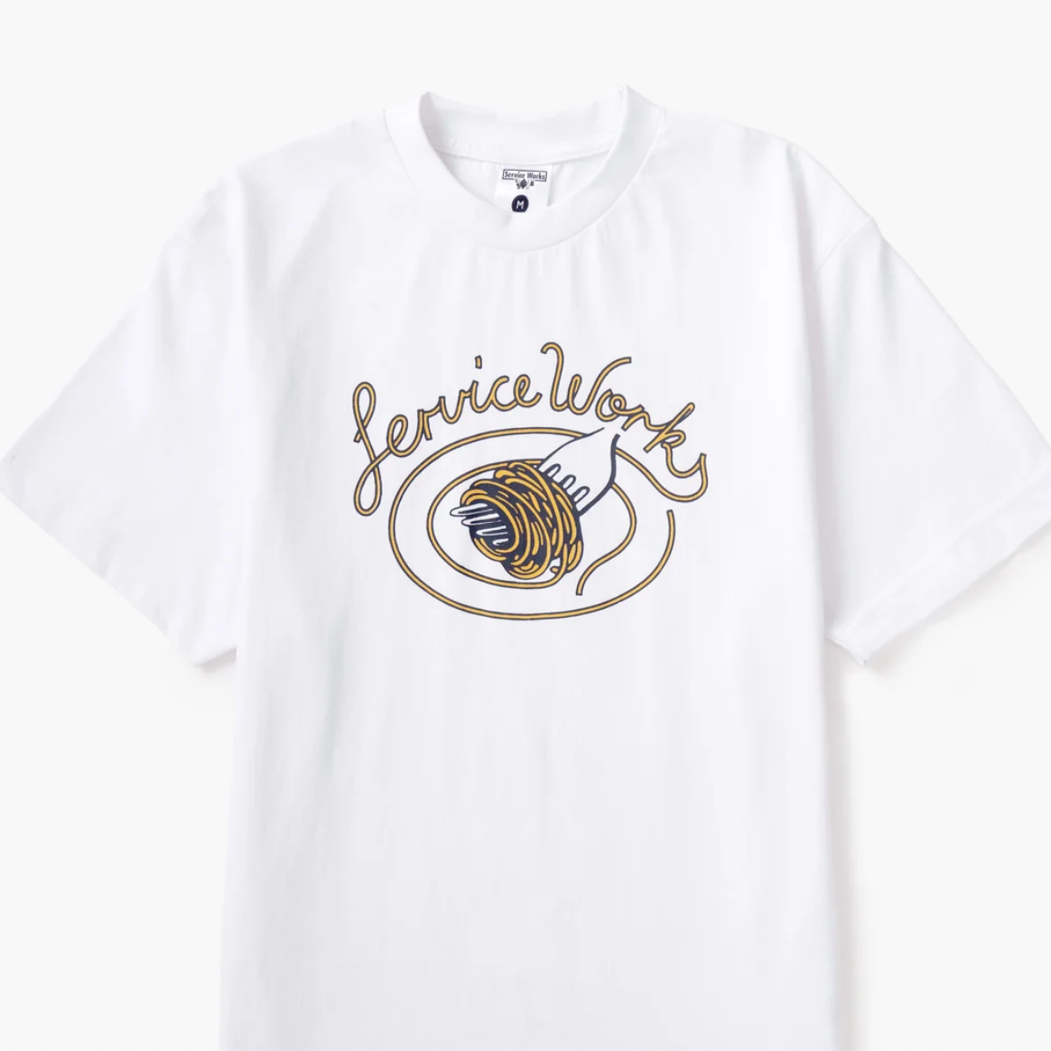 SERVICE WORKS SPAGHETTI TEE - WHITE