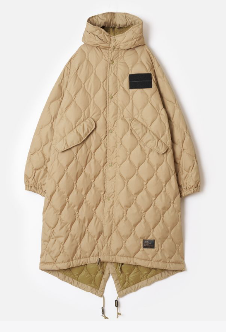 UNIVERSAL WORKS X TAION DOWN MOD PARKA - COYOTE