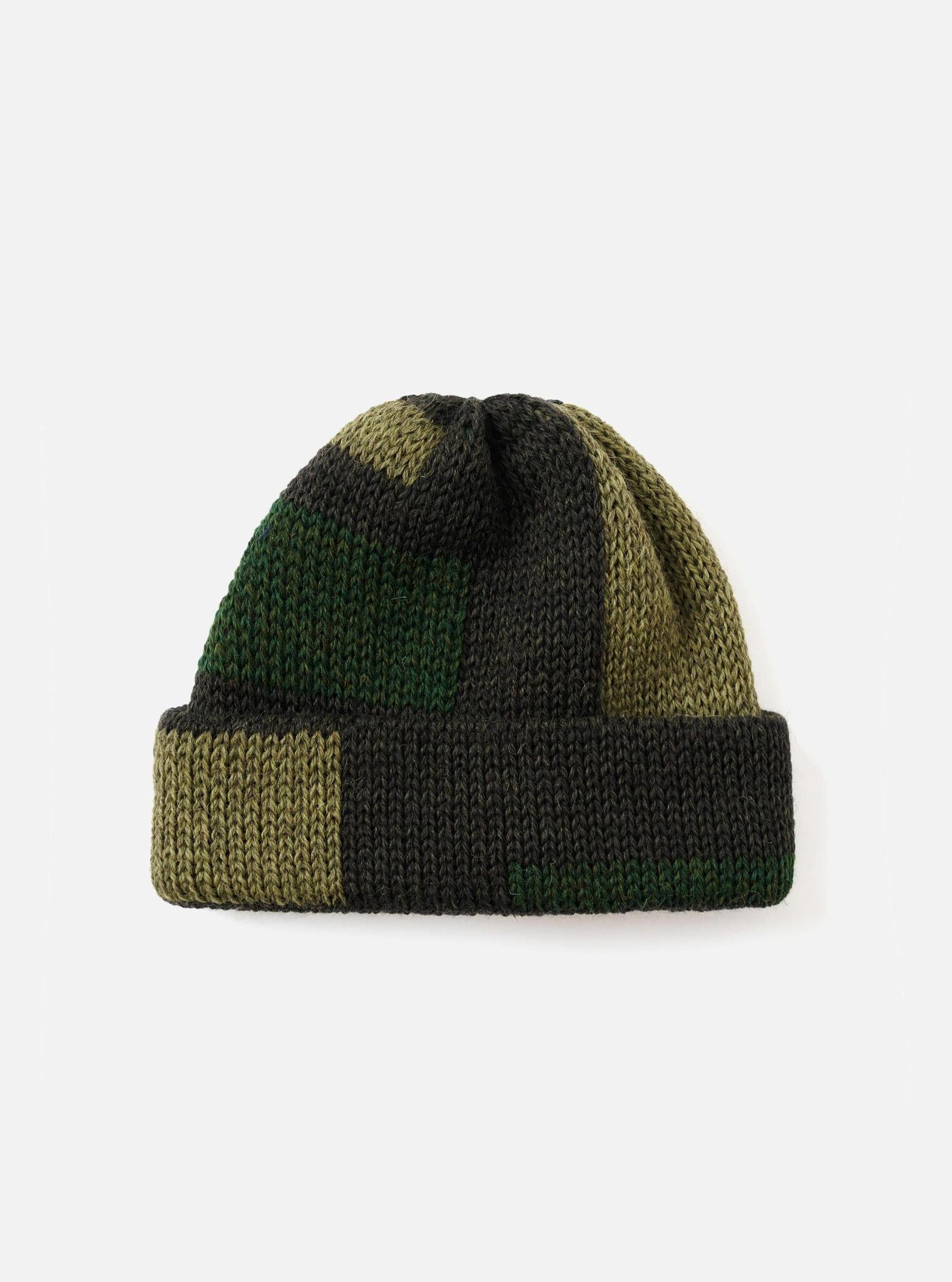 UNIVERSAL WORKS SHORT WATCH CAP - OLIVE