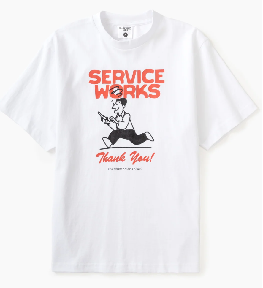 SERVICE WORKS DASILY SPECIALS TEE - WHITE