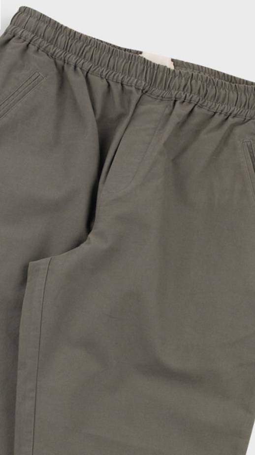 FOLK DRAWCORD ASSEMMBLY PANT - OLIVE BRUSHED
