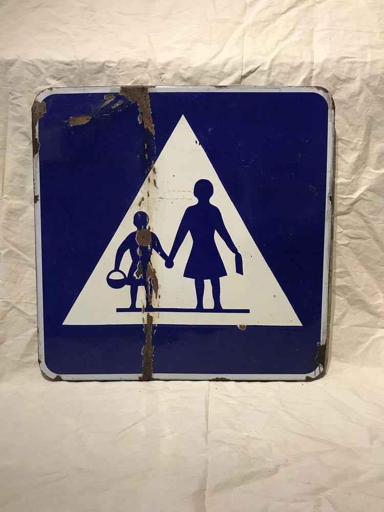 Vintage French Informational Sign