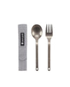 Titanium Fork and Spoon Set